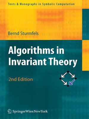 cover image of Algorithms in Invariant Theory